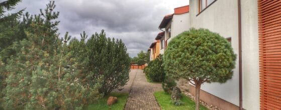 Sublokuoto namo fasadas Tauralaukyje, Klaipėdoje