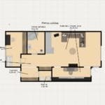 Sublokuotas namas su 1,88 aro sklypu Tauralaukyje, Klaipėdoje