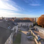 balkonas su panoraminiu vaizdu į Masčio ežerą Telšiuose