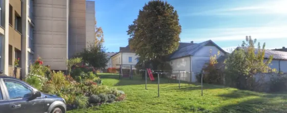 renovuotas daugiabutis Telšiuose Žemaitės gatvėje