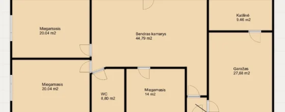 namo išplanavimas 147 kv m vieno aukšto
