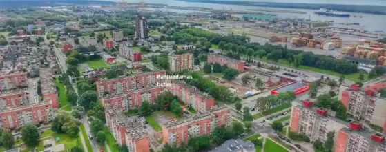 Kalnupės g. 2 Klaipėda – vaizdas iš drono